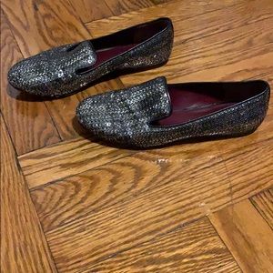 Marc by Marc Jacobs sequin smoking flat